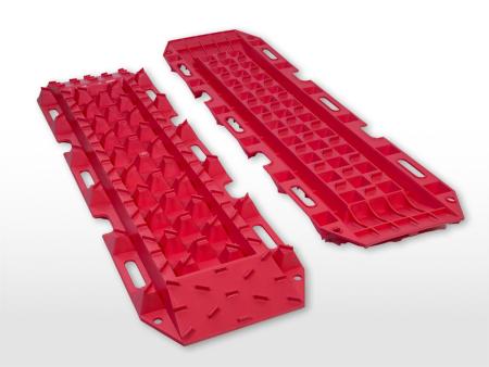 Sand plates starting aid off-road 1 pair red 