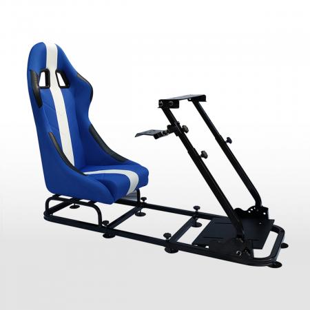FK Gamesitz Spielsitz Rennsimulator eGaming Seats Interlagos blau/weiß blau/weiß