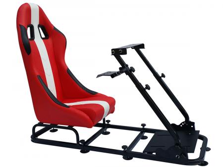 FK Gamesitz Spielsitz Rennsimulator eGaming Seats Interlagos rot/weiß rot/weiß