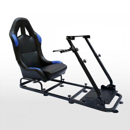 FK juego asiento juego asiento simulador de carreras eGaming Seats Monaco negro / azul azul negro