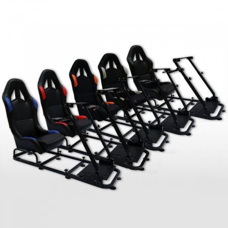 FK game seat symulator wyścigów foteli eGaming Seats Monaco tkanina / tkanina [różne kolory] 
