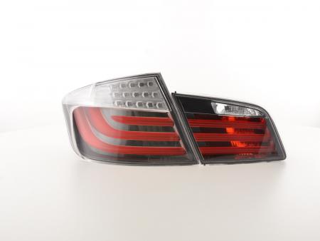 LED-baklys sett BMW 5-serie F10 Limo 2010-2012 rød/klar *brukt* 