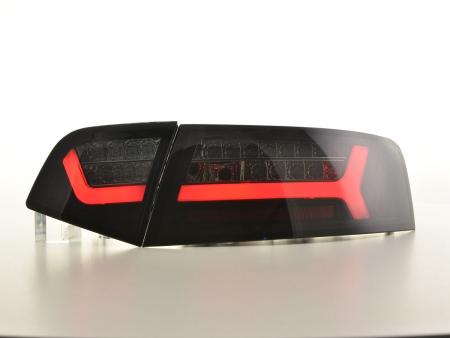 Juego de luces traseras LED Audi A6 4F sedán 08-11 negro 