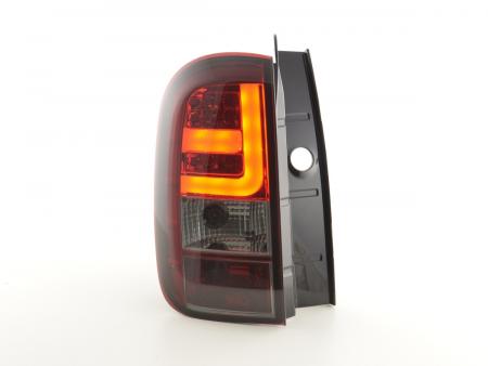 Conjunto de lanternas traseiras LED Dacia Duster 10- vermelho / preto 