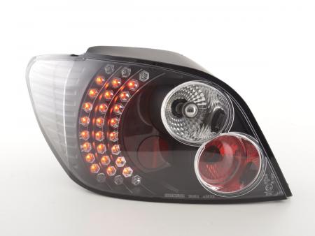 LED hátsó lámpa készlet Peugeot 307 01-04 fekete 