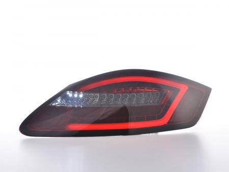 LED-takavalosarja Lightbar Porsche Boxster type 987 04-09 punainen / savu 