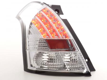 LED-baklyssett Suzuki Swift 04-10 krom 