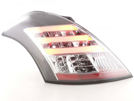 Conjunto de luzes traseiras LED Suzuki Swift 2011- preto 