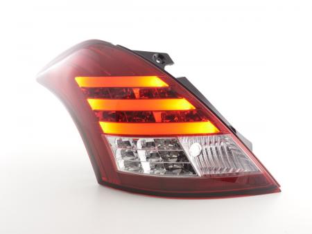 LED stražnja svjetla set Suzuki Swift Sport 11-13 crvena/prozirna 