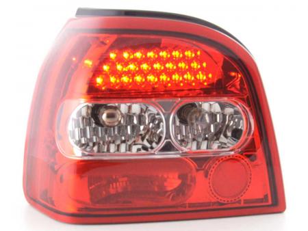 LED stop lambaları VW Golf 3 tipi 1HXO 92-97 açık / kırmızı seti 