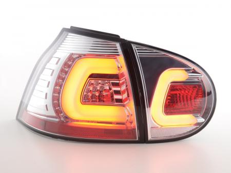 Komplet lamp tylnych LED VW Golf 5 03-08 chrom 