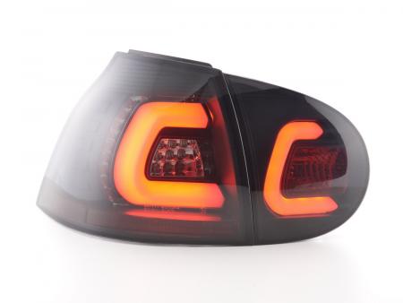 LED baglygter sæt VW Golf 5 03-08 sort 