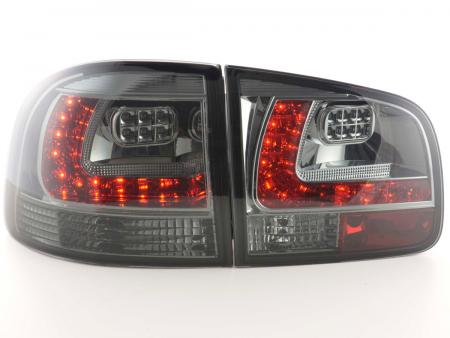 Luzes traseiras LED definidas VW Touareg tipo 7L 03-09 preto 