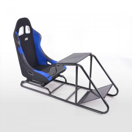 FK Gamesitz Spielsitz Rennsimulator eGaming Seats Estoril schwarz/blau schwarz/blau