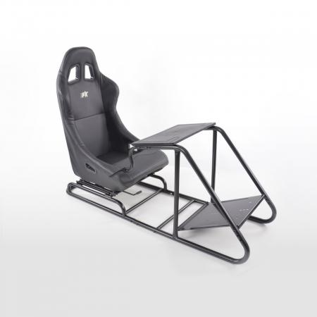 FK scaun de joc scaun de joc simulator de curse eGaming Seats Estoril negru negru