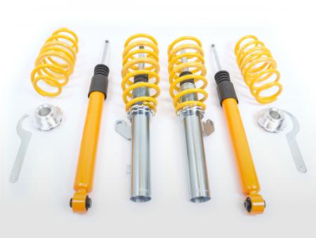FK coilover kit sports suspension Skoda Octavia 5E Limo from 2013 with 50mm strut, twist beam rear axle 