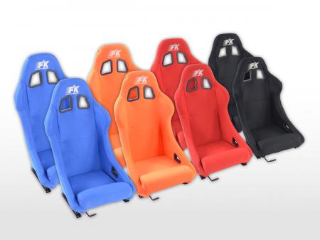 Assentos esportivos FK assentos completos para carros com aparência de automobilismo em São Francisco [cores diferentes] 