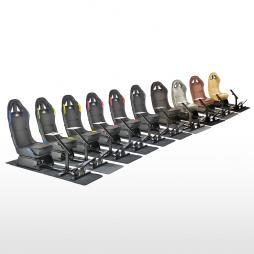 FK Gamesitz Spielsitz Rennsimulator eGaming Seats Suzuka in Kunstleder mit Teppich [verschiedene Farben] 