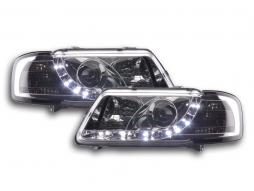 Farol de luz diurna LED DRL visual Audi A3 tipo 8L 96-00 cromado 