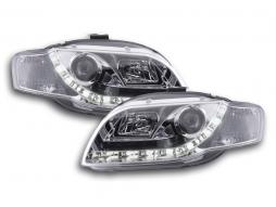Daglichtkoplamp LED-dagrijverlichting Audi A4 type 8E 04-08 chroom 