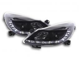 Scheinwerfer Set Daylight LED TFL-Optik Opel Corsa D  06- schwarz 