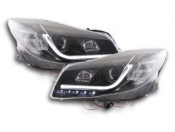 Scheinwerfer Set Daylight LED Tagfahrlicht Opel Insignia  ab 2008 schwarz 