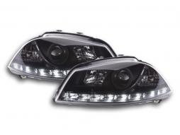 Nappali fényszóró LED nappali menetfény Seat Ibiza 3 6L 02-08 fekete 