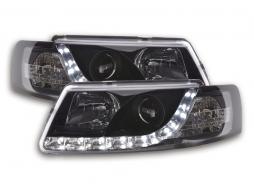Daylight headlight LED DRL look VW Passat type 3B 97-00 black 