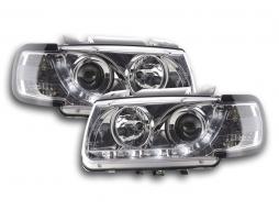 Daylight headlight LED DRL look VW Polo type 6N 94-99 chrome 