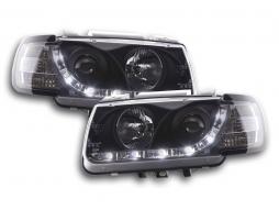 Daylight headlight LED DRL look VW Polo type 6N 94-99 black 
