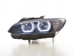 Juego de faros xenón luz diurna LED luces diurnas BMW serie 3 E92 / E93 06-10 negro 