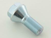 Wheel bolt individually conical collar shaft length 35mm M12x1.25 silver 