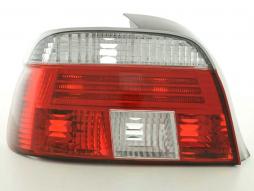 Arka lambalar seti BMW 5 serisi Limuzin tipi E39 95-00 kırmızı / beyaz 