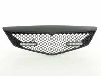 Sportsgrill med positionslys frontgrill Mazda 2 type DY 03-07 sort 