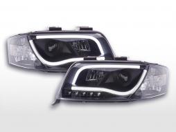 Nappali fényszóró LED nappali menetjelző lámpák Audi A6 type 4B 97-01 fekete 