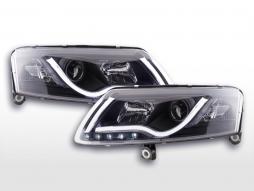 Faros de luz diurna LED luces de circulación diurna Audi A6 tipo 4F 04-08 negro 