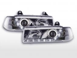 Daylight headlights LED daytime running lights BMW 3er E36 Coupe, Cabrio 92-99 chrome 