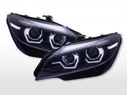 Daylight Xenon headlights with LED daytime running lights BMW Z4 E89 2009-2013 black 