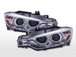 Dagsljusstrålkastare med LED -dagsljus BMW 3er F30 / F31 från krom 2012 