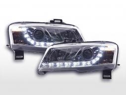 Nappali fényszórók LED nappali menetfények Fiat Stilo 01-06 króm 
