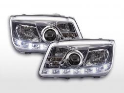 Nappali fényszóró LED nappali menetfény VW Bora 98-05 króm 