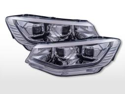 LED headlight set VW Caddy year from 20 chrome 