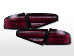LED taillights Audi A4 (B8/8K) 2013-2015 red/clear 