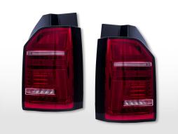 LED-baklyssett VW T6 år 20 og utover rød/klar 
