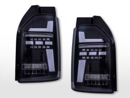 LED Rückleuchten Set VW T6 Bj. ab 20 Flügeltüren schwarz 