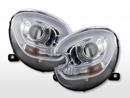 Sada světlometů Xenon Daylight LED DRL vzhled Mini Countryman (R60) 10-17 chrom 