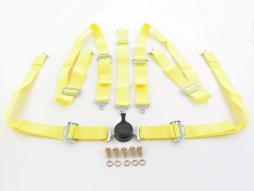 Harness belt 5-point harness racing harness universal yellow 
