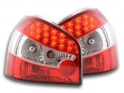 LED-baklyssett Audi A3 (8L) 96-04 rød/klar for S3 / TDI 