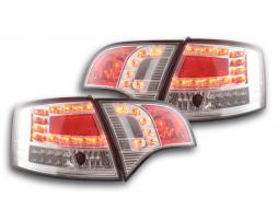 Zestaw tylnych świateł LED Audi A4 Avant typ 8E 04-08 chrom 