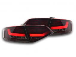 LED-bakljus set Audi A4 B8 8K Limo 07-11 röd / svart 